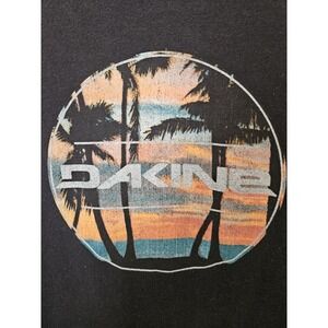 Dakine Men's Black Short Sleeve 100% Cotton Graphic T-Shirt, XXL